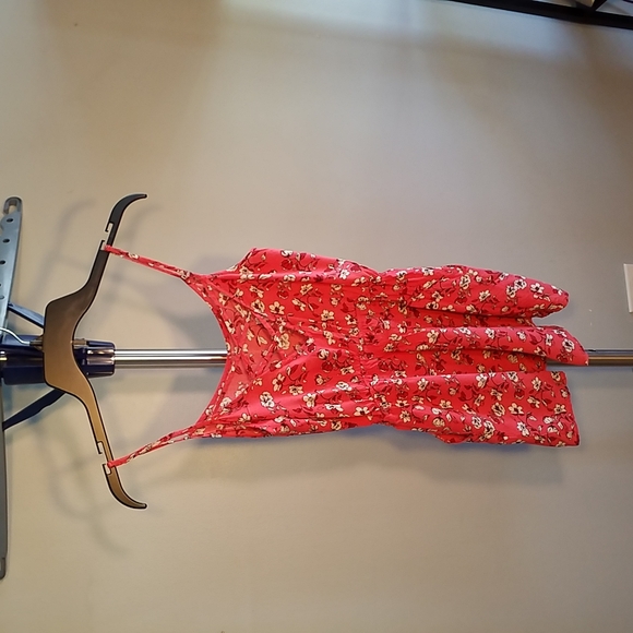 H&M DIVIDED ROMPER with POCKETS Floral print Festival Boho Size 2 - Picture 3 of 7